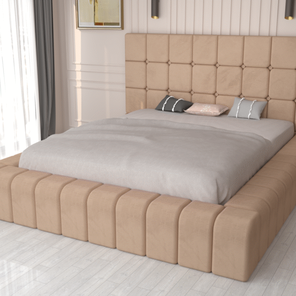 Pat tapitat Regal Galaxy Crem Stofa