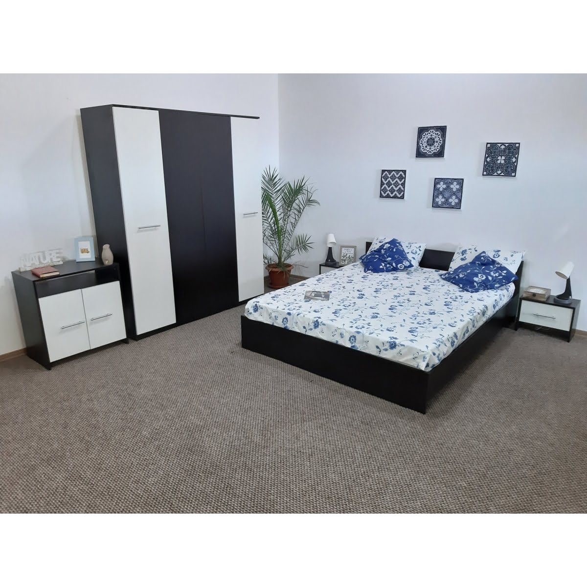 dormitor-lorena-wenge-cu-comoda-1.jpg Dormitor Lorena Wenge cu, comoda - imagine 2