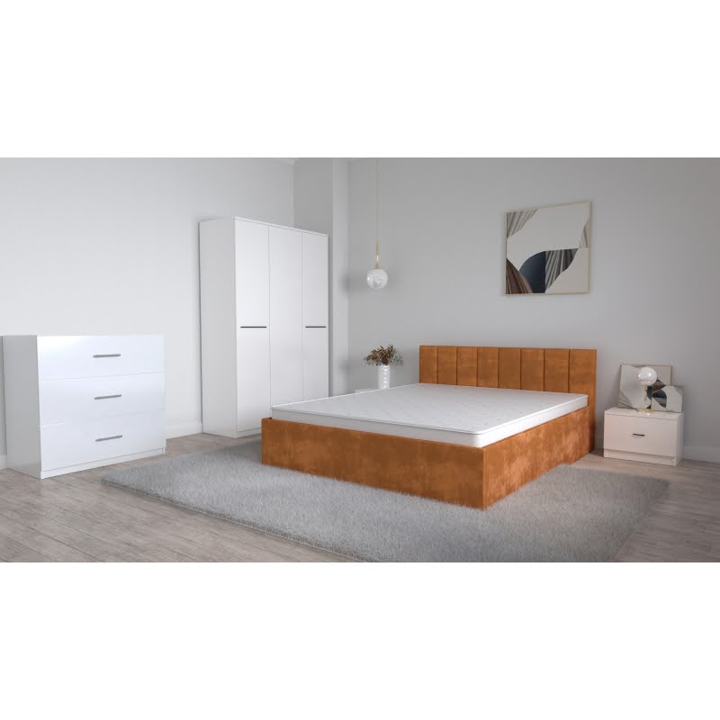 set-dormitor-oliver-alb-cu-pat-tapitat-alb-dulap-lorena-4-usi-noptiere-si-comoda-tv-3-sertare-14.jpg Set Dormitor Oliver Alb cu pat tapitat Caramiziu Dulap Lorena 3 usi Noptiere si Comoda TV 3 sertare - imagine 1