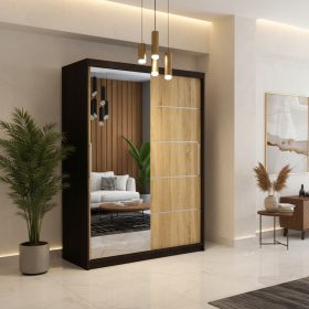 Dresing Delia 150 Wenge cu Oglinda si Usi Sonoma