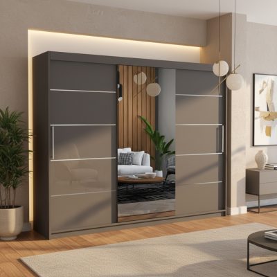 Dresing Delia 250 Gri cu Oglinda