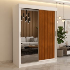 Dressing Tapitat ADELA Caramiziu Cu Oglinda