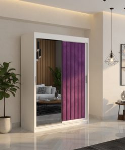 Dressing Tapitat ADELA Mov Cu Oglinda