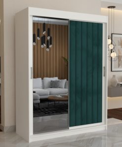 Dressing Tapitat ADELA Verde Cu Oglinda