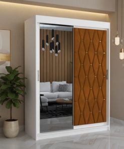 Dressing Tapitat Iris Caramiziu Cu Oglinda