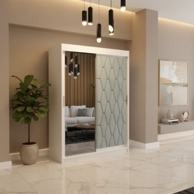 Dressing Tapitat Iris Lemon Cu Oglinda