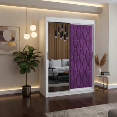 Dressing Tapitat Iris Mov Cu Oglinda