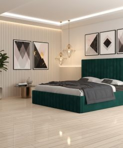 Pat Tapitat Adela Verde Catifea Premium