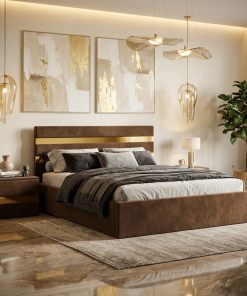 Pat Tapitat Adria Maro Cu Noptiere Tapitate