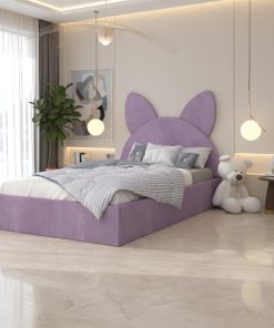 Pat Tapitat Amira Mov cu Catifea Premium