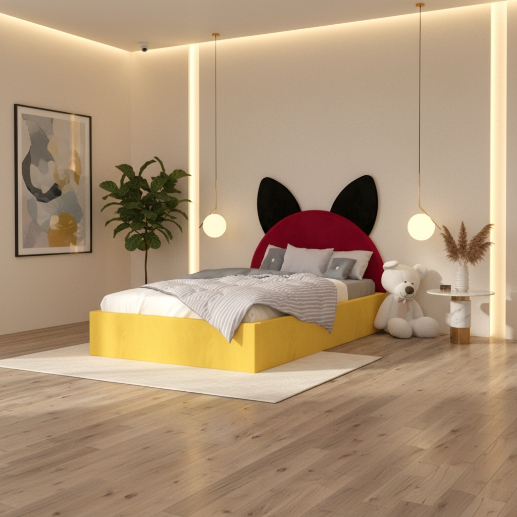 Pat Tapitat Amira cu Catifea Premium