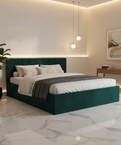 Pat Tapitat Aura Verde Catifea Premium