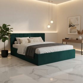 Pat Tapitat Aura Verde Catifea Premium