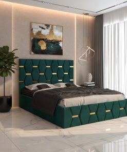 Pat Tapitat Bia Verde Catifea Premium