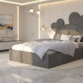 Pat Tapitat Corina Gri Catifea Premium