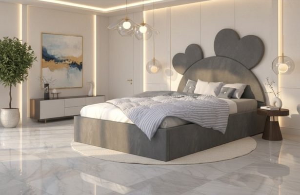 Pat Tapitat Corina Gri Catifea Premium