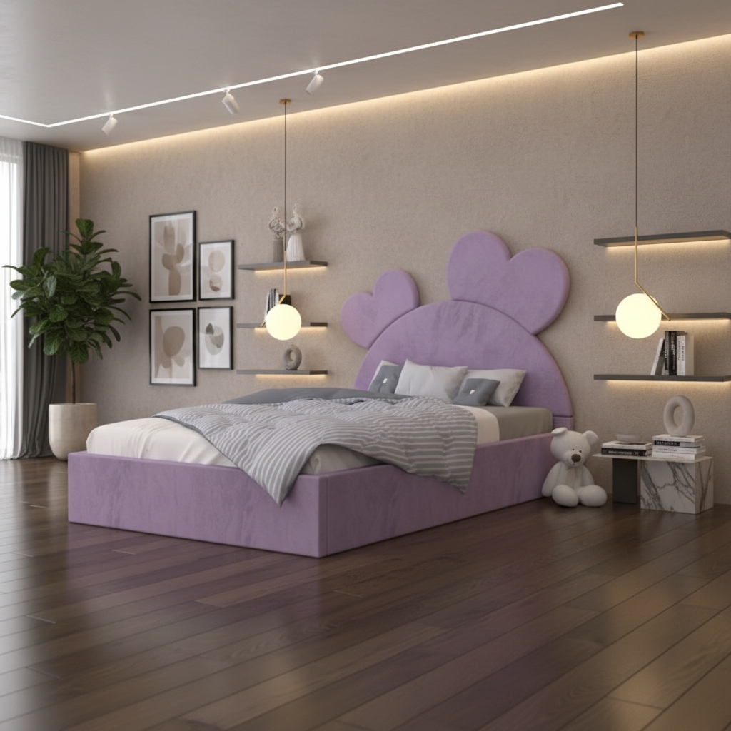 Pat Tapitat Corina Mov Catifea Premium