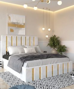 Pat Tapitat Crystal Alb