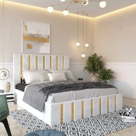 Pat Tapitat Crystal Alb