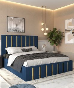 Pat Tapitat Crystal Albastru