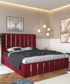 Pat Tapitat Crystal Rosu