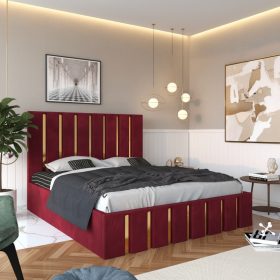 Pat Tapitat Crystal Rosu