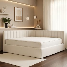 Pat Tapitat De Colt Daria Alb Catifea Premium