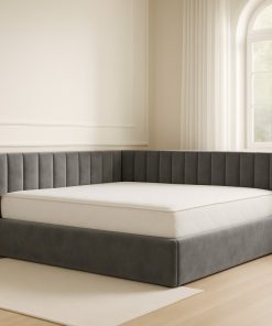 Pat Tapitat De Colt Daria Gri Catifea Premium