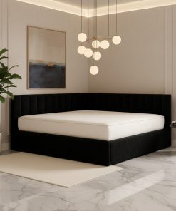 Pat Tapitat De Colt Daria Negru Catifea Premium