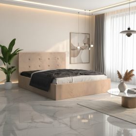 Pat Tapitat Elys Crem Catifea Premium