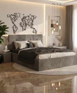 Pat Tapitat Elys Gri Catifea Premium