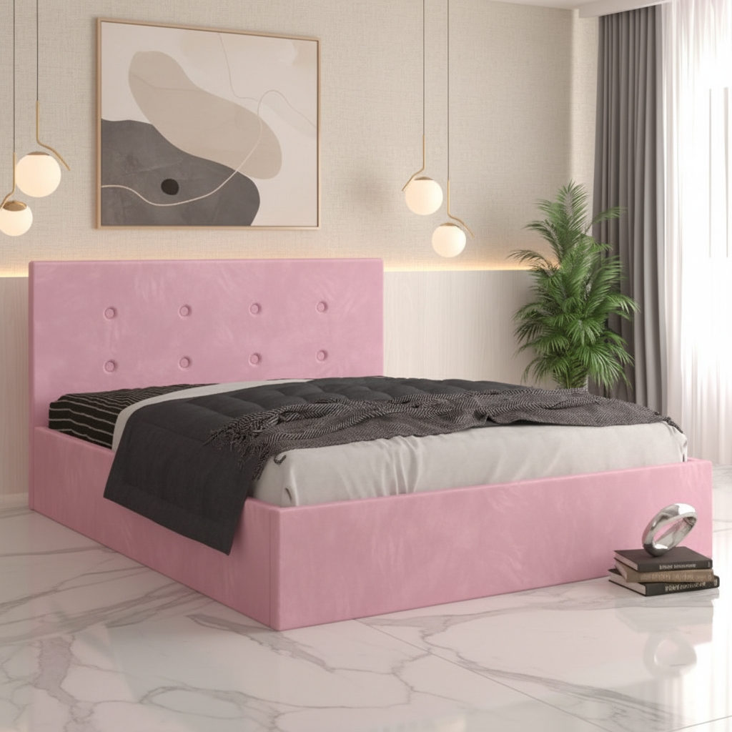 Pat Tapitat Elys Roz Catifea Premium