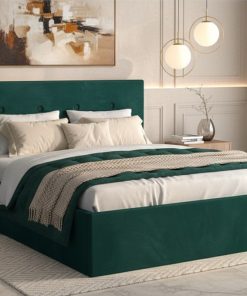 Pat Tapitat Elys Verde Catifea Premium