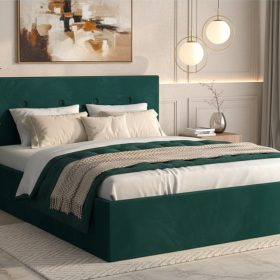 Pat Tapitat Elys Verde Catifea Premium