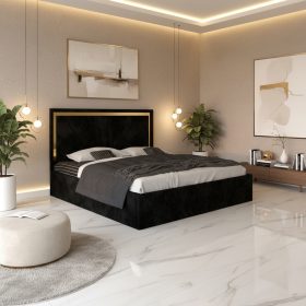 Pat Tapitat Enzo Negru Premium