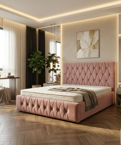 Pat Tapitat Iris Roz Catifea Premium