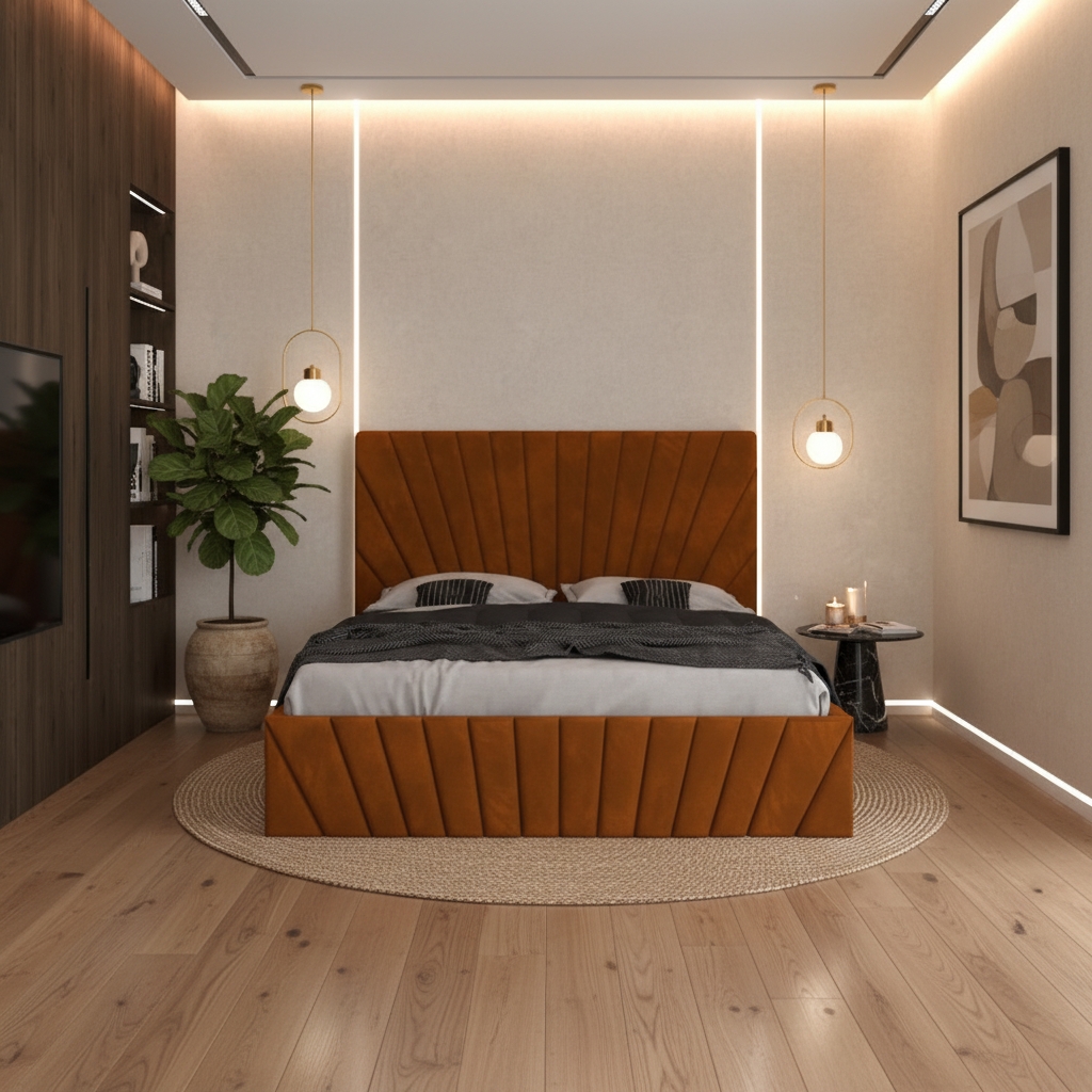 Pat Tapitat Leon Caramiziu Catifea Premium