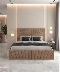 Pat Tapitat Leon Crem Catifea Premium