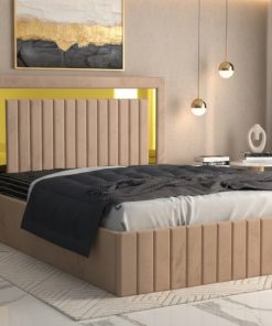 Pat Tapitat Loris Crem Catifea Premium