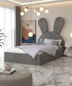 Pat Tapitat Naya Gri Catifea Premium