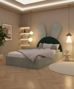 Pat Tapitat Naya Lemon Cu Verde Catifea Premium