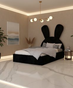 Pat Tapitat Naya Negru Catifea Premium