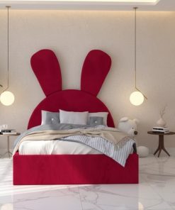 Pat Tapitat Naya Rosu Catifea Premium