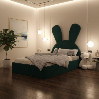 Pat Tapitat Naya Verde Catifea Premium