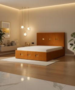 Pat Tapitat Rhea Caramiziu Catifea Premium