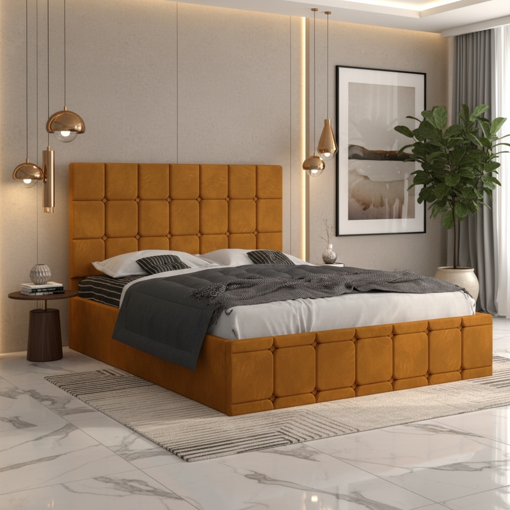 Pat Tapitat Titan Caramiziu Catifea Premium