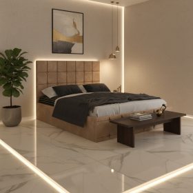 Pat Tapitat Titan Crem Catifea Premium