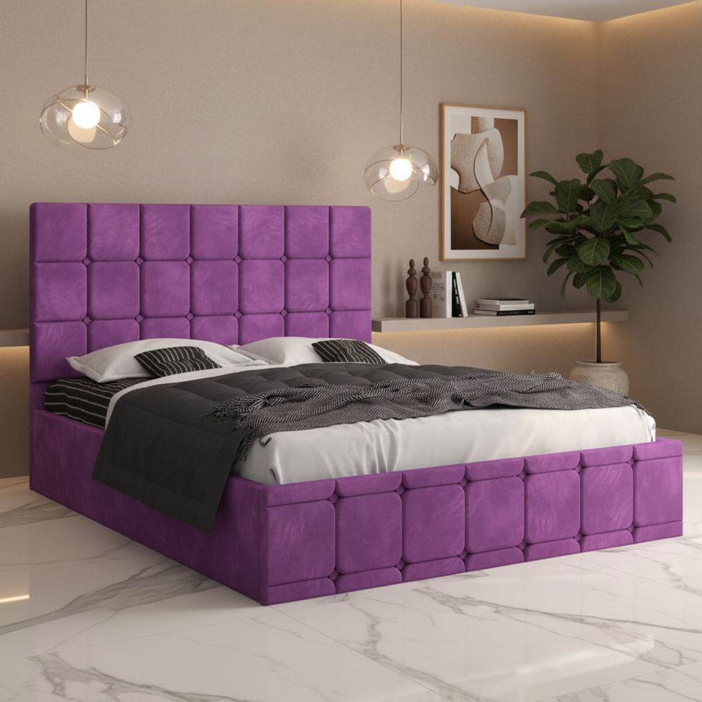 Pat Tapitat Titan Mov Catifea Premium