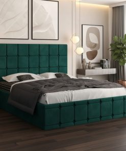 Pat Tapitat Titan Verde Catifea Premium