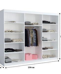 Alternative view of Dresing Delia 250 Alb cu Oglinda